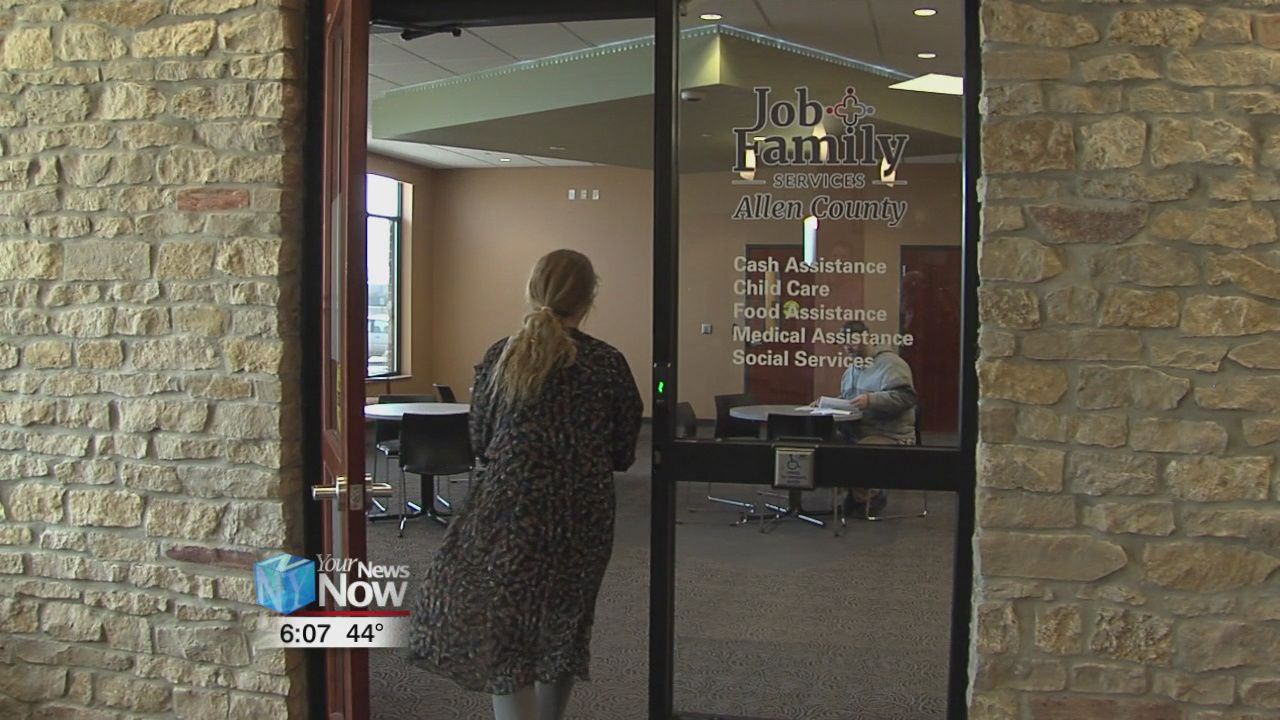 First day at new location for Allen County Jobs & Family Services